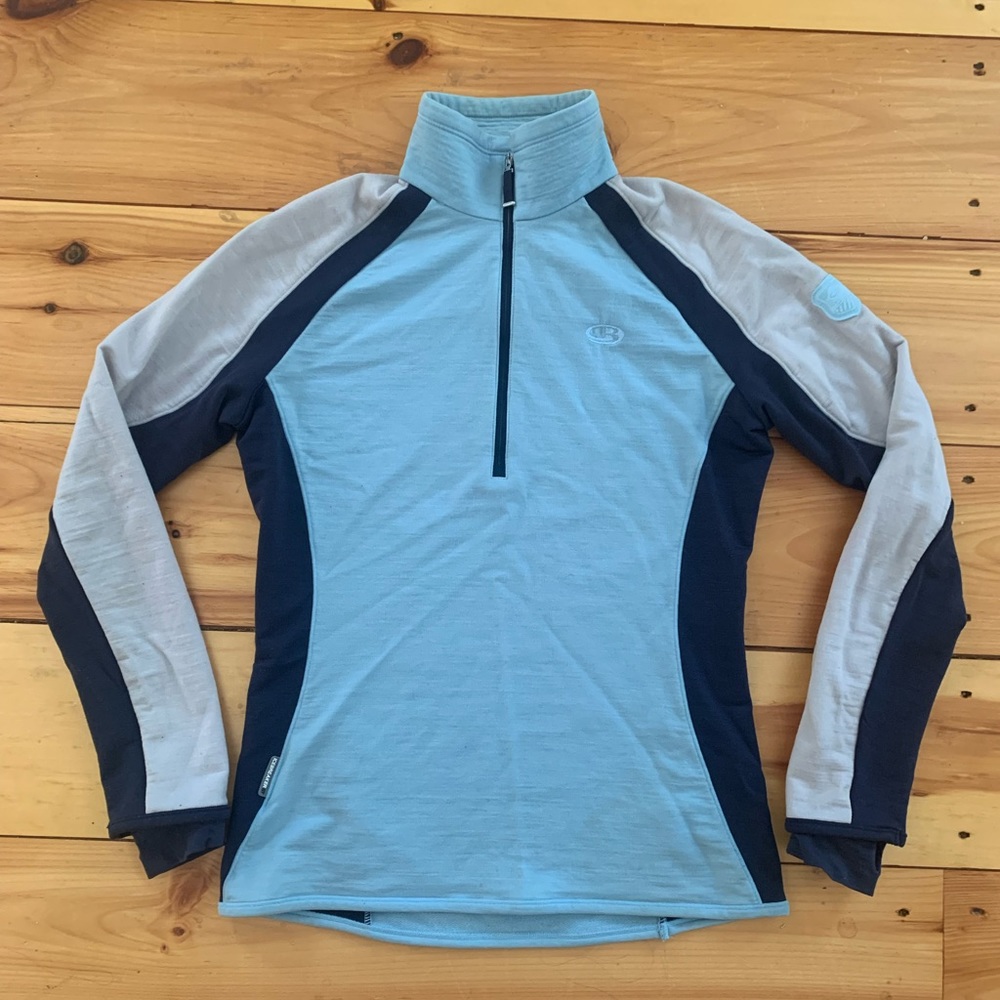 Icebreaker 260 New Zealand merino thermal half-zip top, Women’s M.